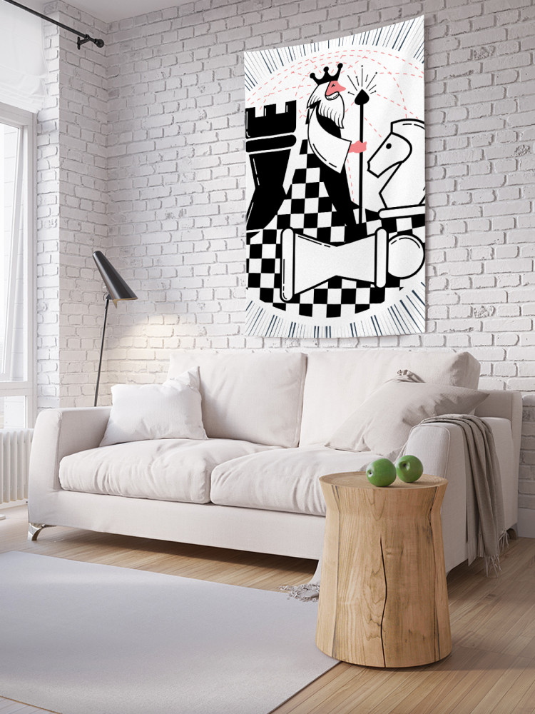 Фотопанно на стену «Шахматный король» | JoyArty