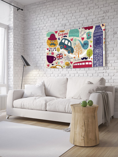 Фотопанно на стену «Английская скромность»