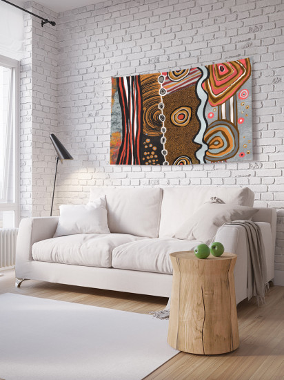 Фотопанно на стену «Африканская абстракция»