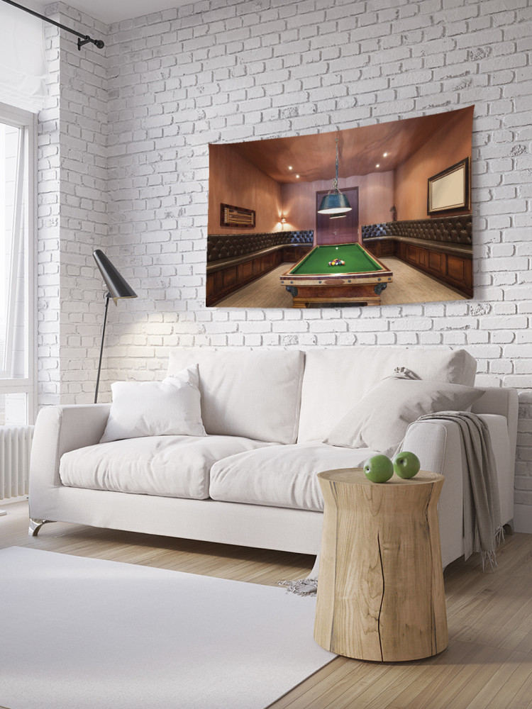 Фотопанно на стену «Бильярдная комната» | JoyArty
