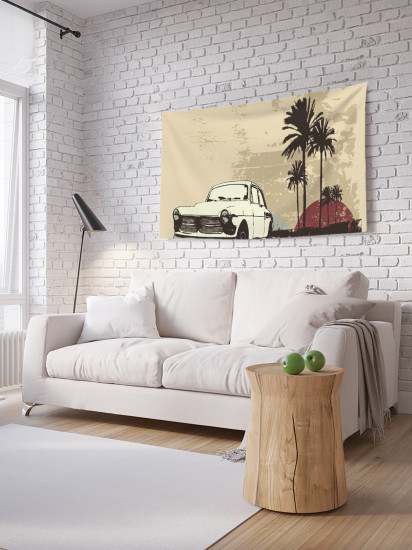 Фотопанно на стену «Винтажное авто»