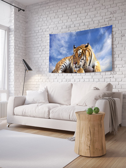 Фотопанно на стену «Задумчивый тигр»
