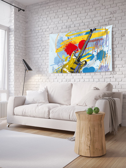 Фотопанно на стену «Игра гитары»