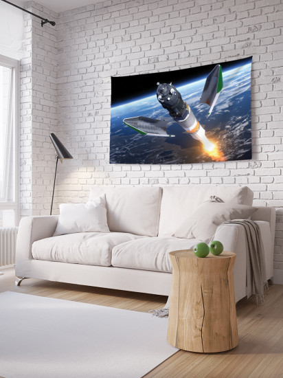 Фотопанно на стену «Космический шаттл»