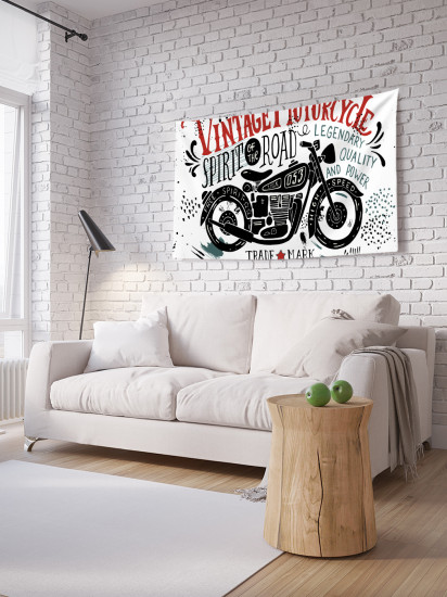 Фотопанно на стену «Мотоцикл дух дороги»
