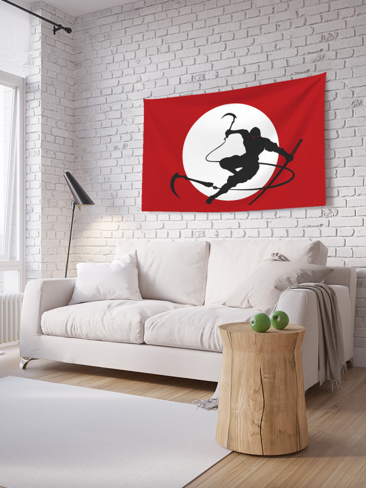 Фотопанно на стену «Ниндзя в прыжке» | JoyArty