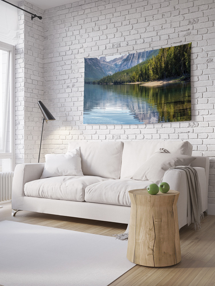 Фотопанно на стену «Гладь горного озера» | JoyArty
