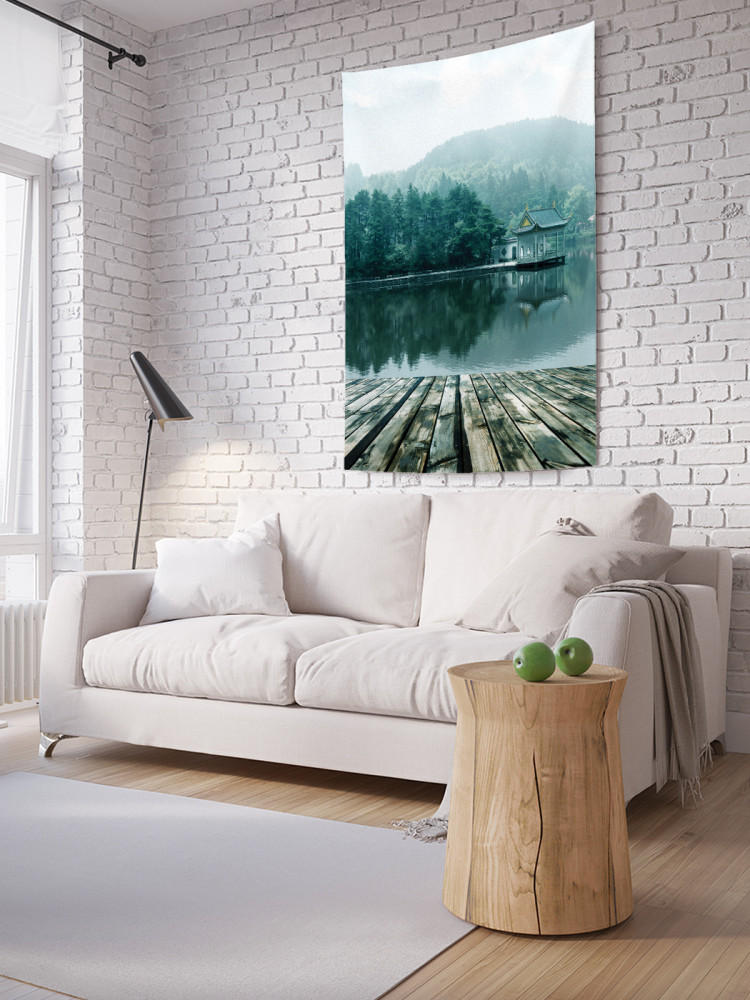 Фотопанно на стену «Туманный лес Лушань в Китае» | JoyArty