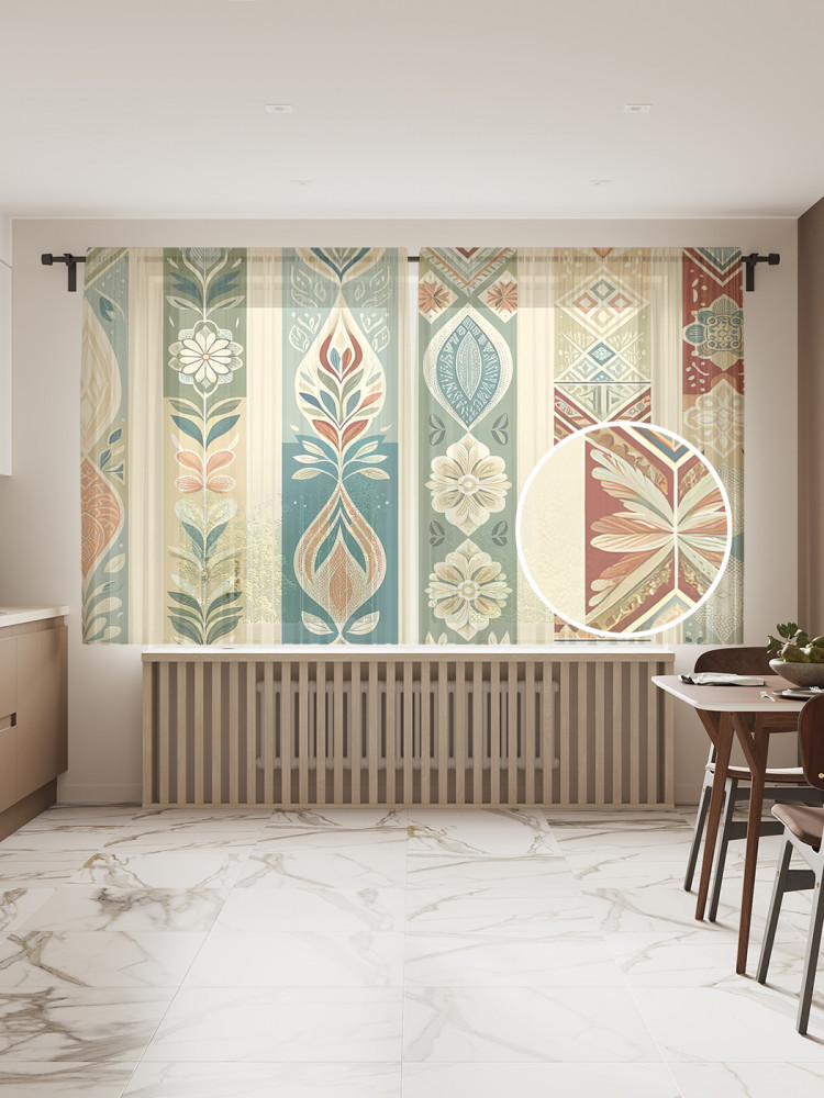 Комплект тюлей «Пастельная нежность» | JoyArty