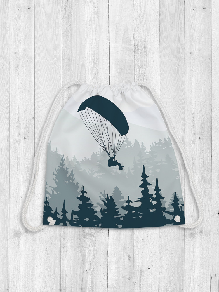 Сумка-мешок для обуви и вещей «Парашютист» | JoyArty