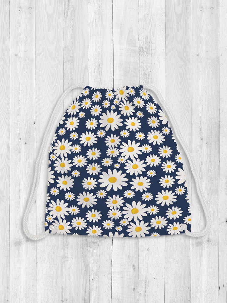 Сумка-мешок для обуви и вещей «Поле ромашек» | JoyArty