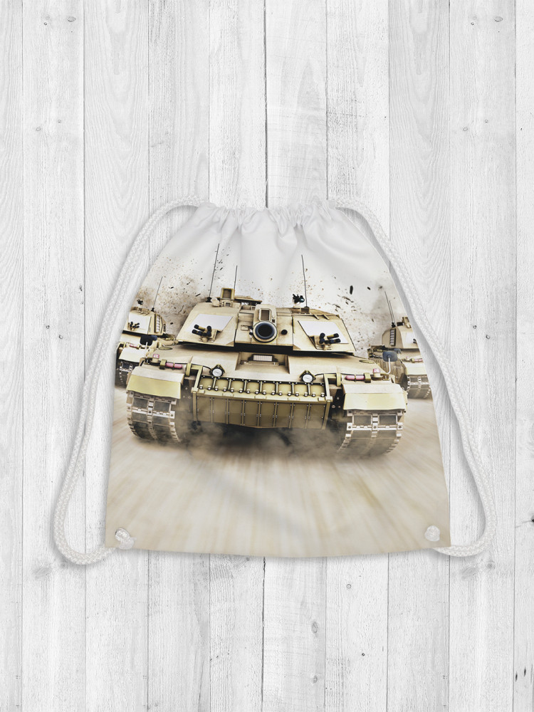 Сумка-мешок для обуви и вещей «Танки» | JoyArty
