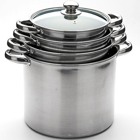 Набор кастрюль Mayer&Boch (8 предметов) со стеклянными крышками | Mayer & Boch