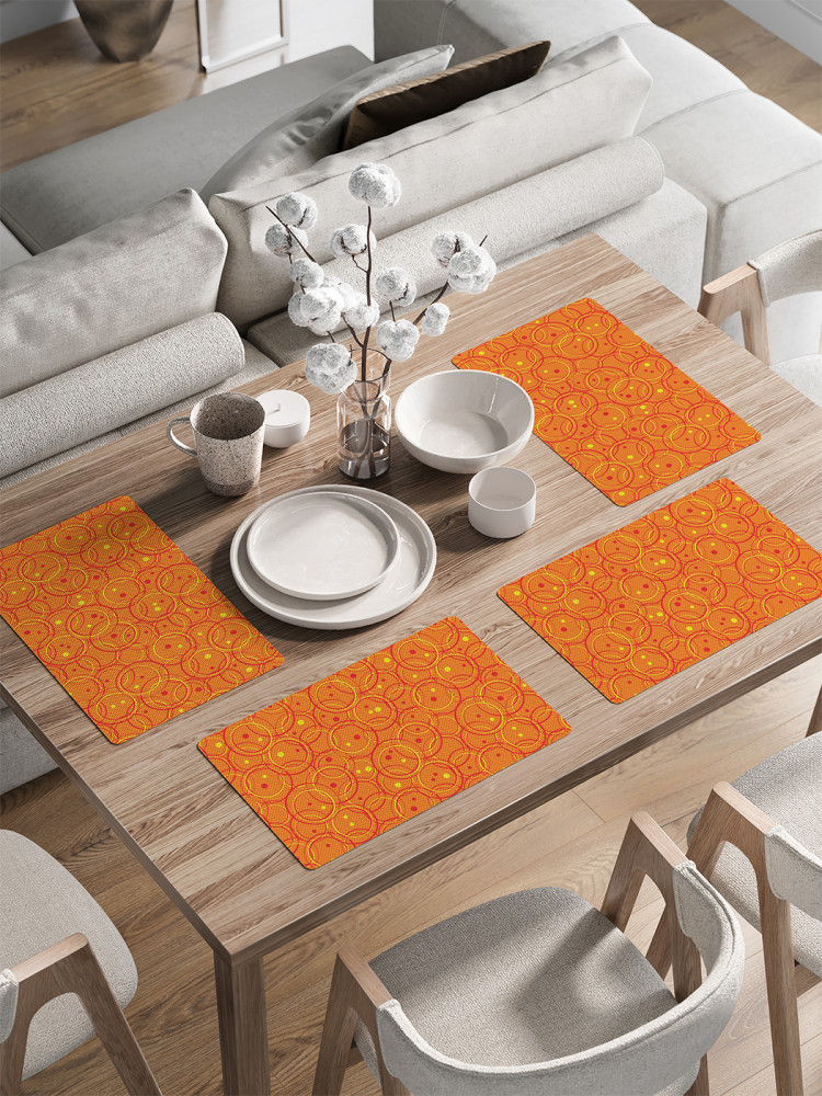 Комплект плейсматов «Пузырчатый слой» | JoyArty