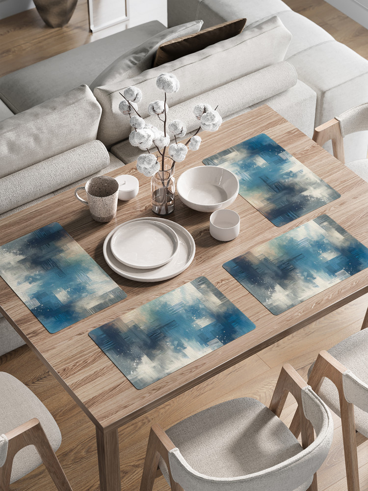 Комплект плейсматов «Размытая краска» | JoyArty