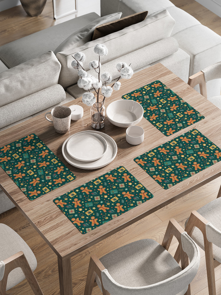 Комплект плейсматов «Рождественское настроение» | JoyArty