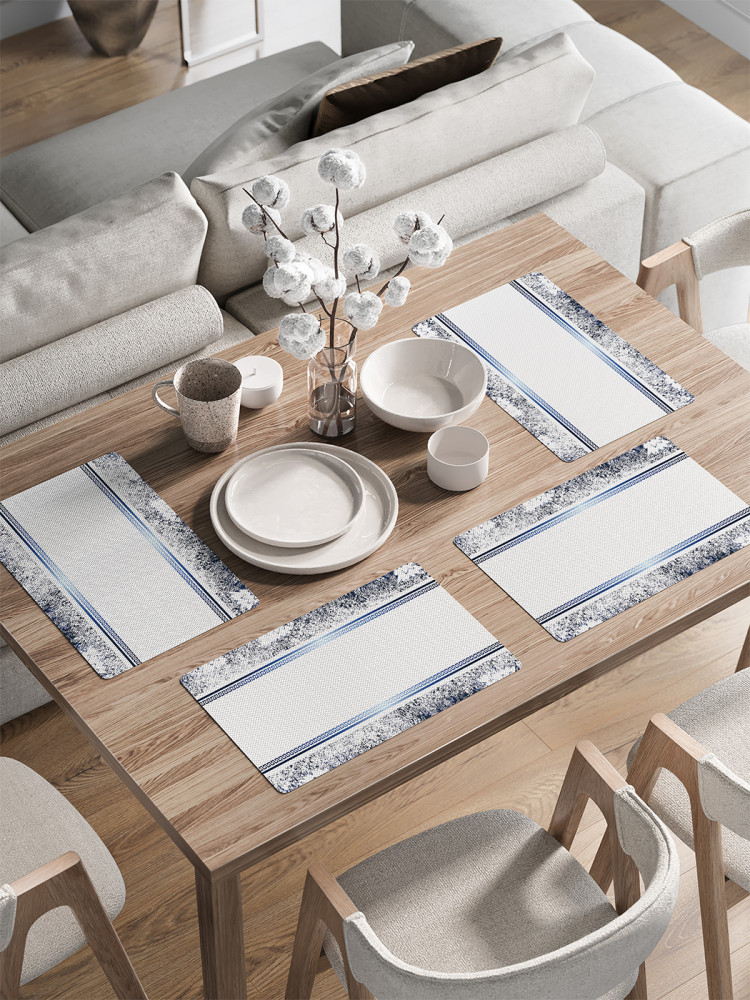 Комплект плейсматов «Снежные ели» | JoyArty