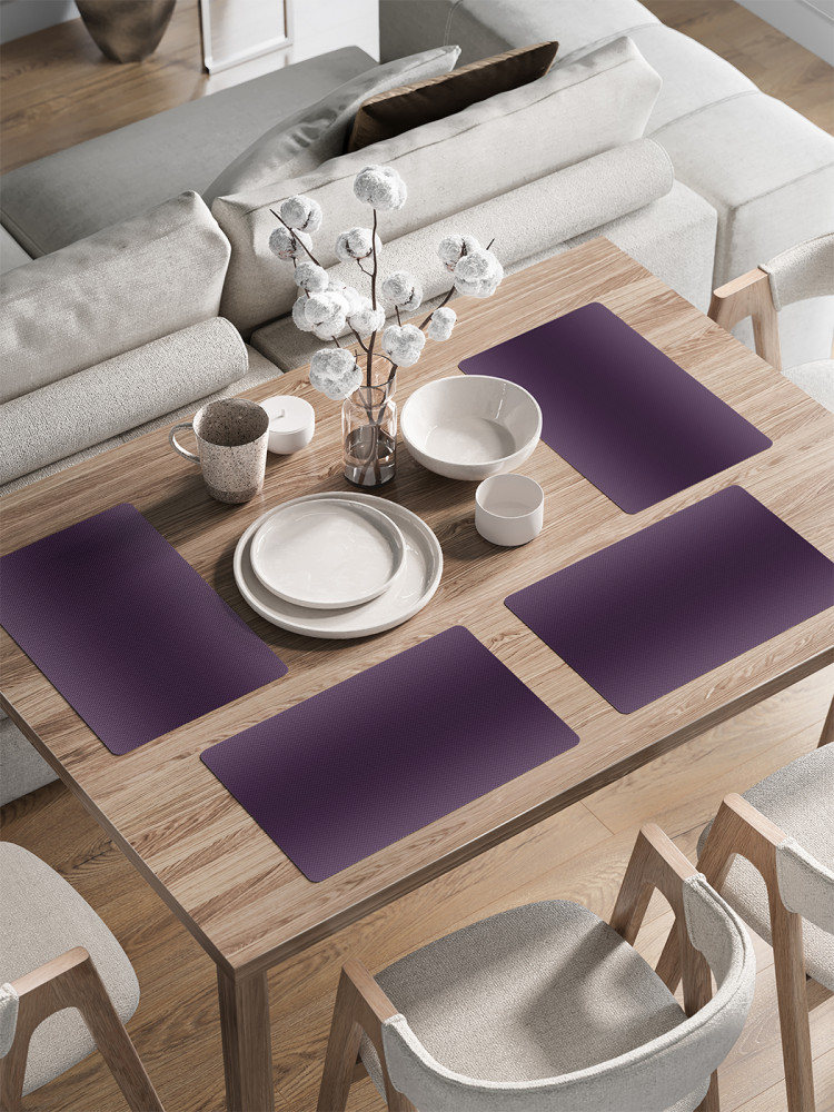 Комплект плейсматов «сумеречный перелив» | JoyArty