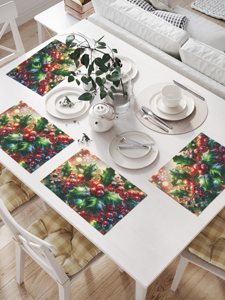 Комплект плейсматов «Атмосфера праздника» | JoyArty