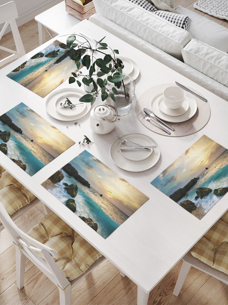 Комплект плейсматов «Морской берег» | JoyArty