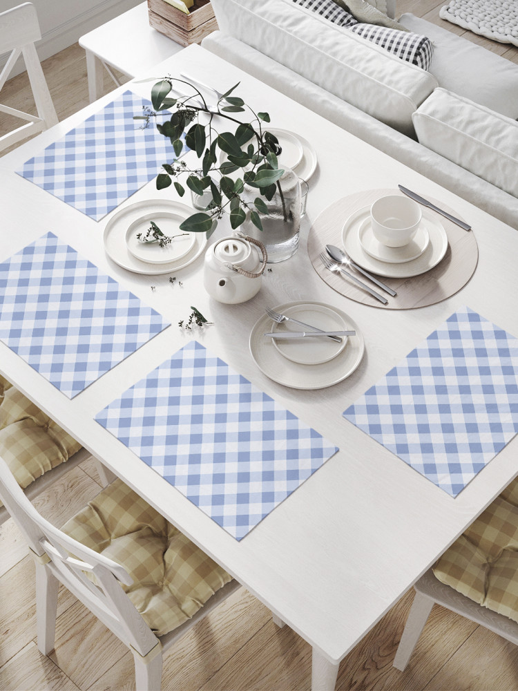 Комплект плейсматов «Небесная клетка» | JoyArty