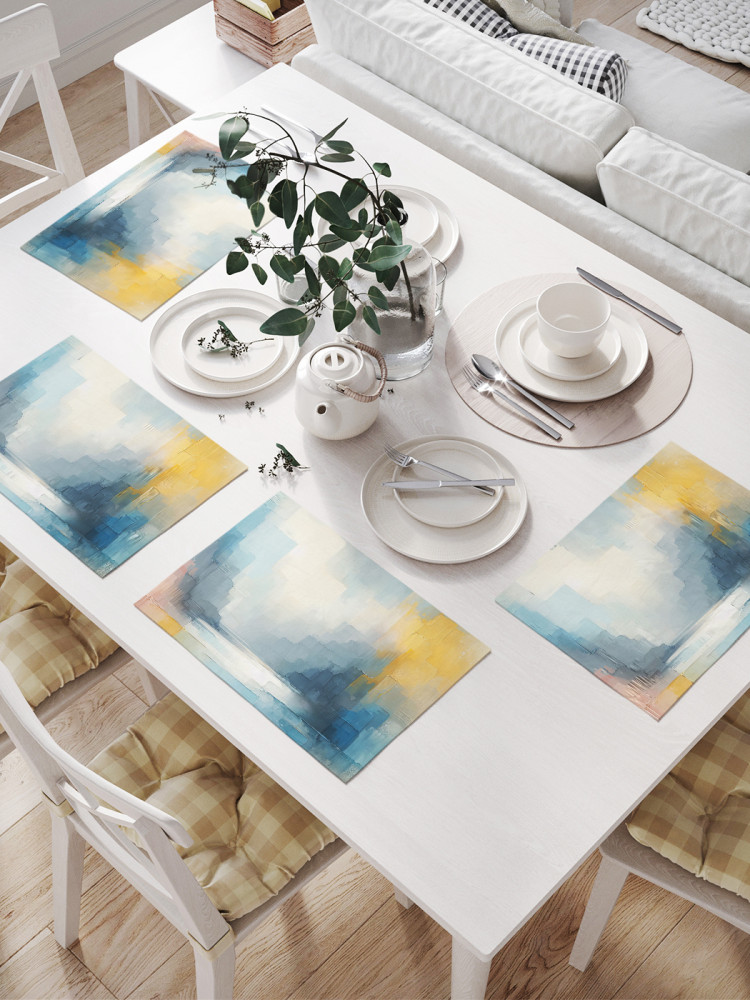 Комплект плейсматов «Пастельные тона» | JoyArty