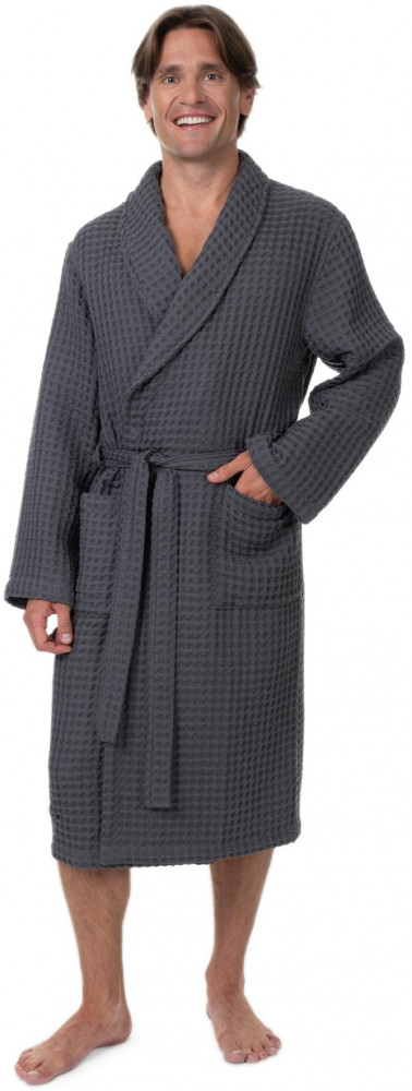Халат вафельный мужской «Privilegio» | Cleanelly Perfetto