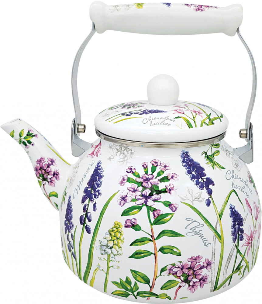Чайник эмалированный «Альпийские цветы» | Альпийские цветы | Appetite