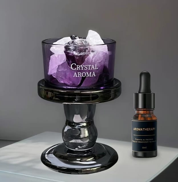 Аромадиффузор с кристаллами и эфирным маслом «Crystal Aroma»