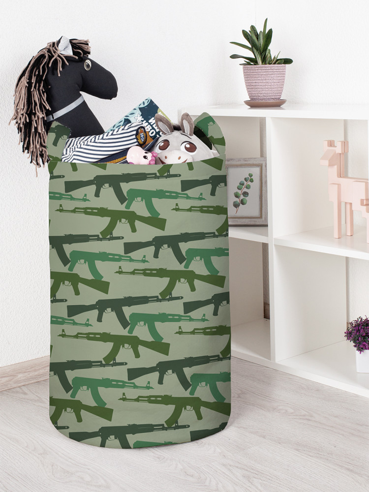 Корзина для хранения игрушек «Военная атрибутика» | JoyArty