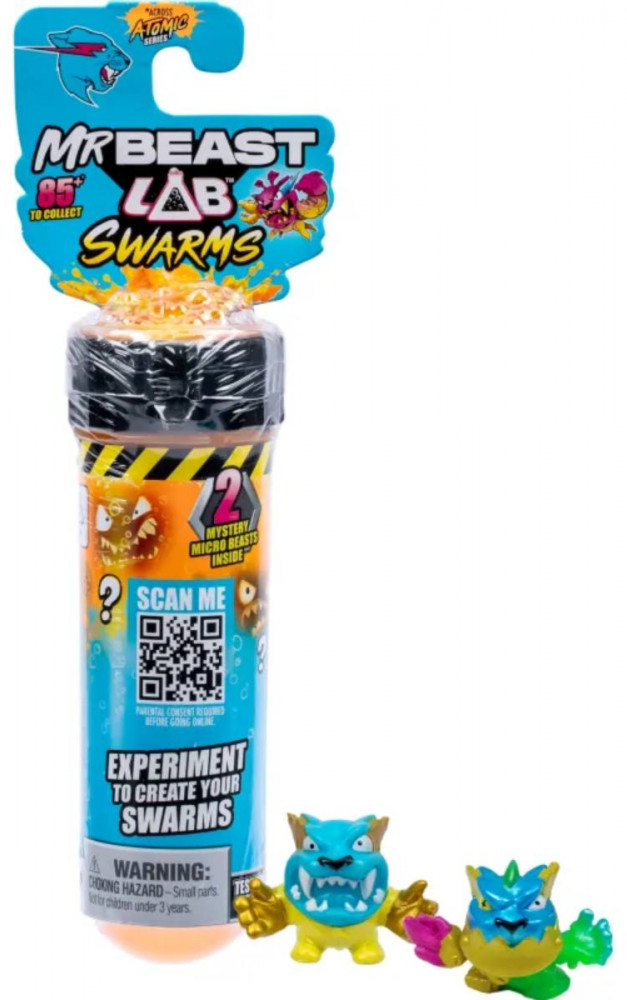 Набор из 2 фигурок в тубе «Swarms» | Mr. Beast Lab | Moose