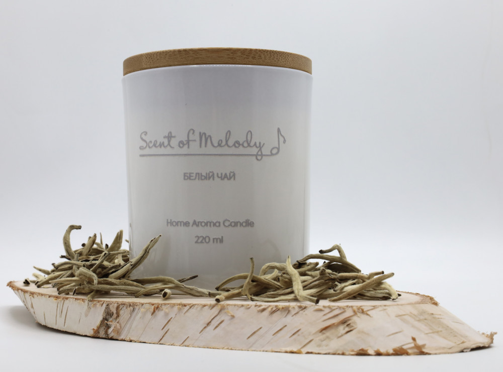 Свеча ароматическая «Белый Чай» | Scent of Melody