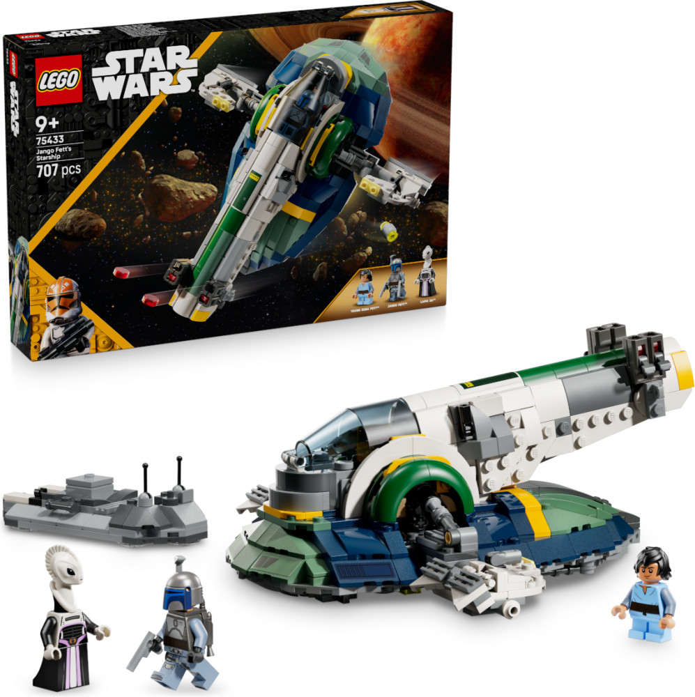 Конструктор Star Wars 75433 Звездолет Джанго Фетта. Jango Fett's Starship | LEGO Star Wars: Звездные войны | LEGO (ЛЕГО)