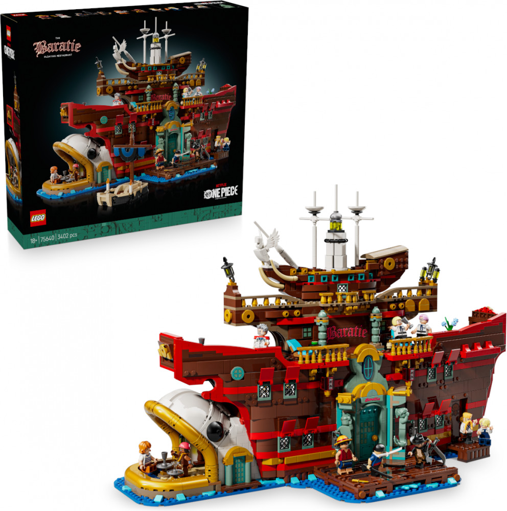 Конструктор One Piece One Piece 75640 Плавучий ресторан «Барати». The Baratie Floating Restaurant | LEGO One Piece | LEGO (ЛЕГО)
