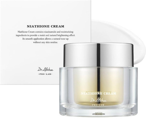 Осветляющий крем для лица с ниацинамидом и глутатионом «Niathione Cream» | Dr. Althea