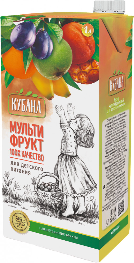 Нектар мультифруктовый «Кубана» | Кубснаб