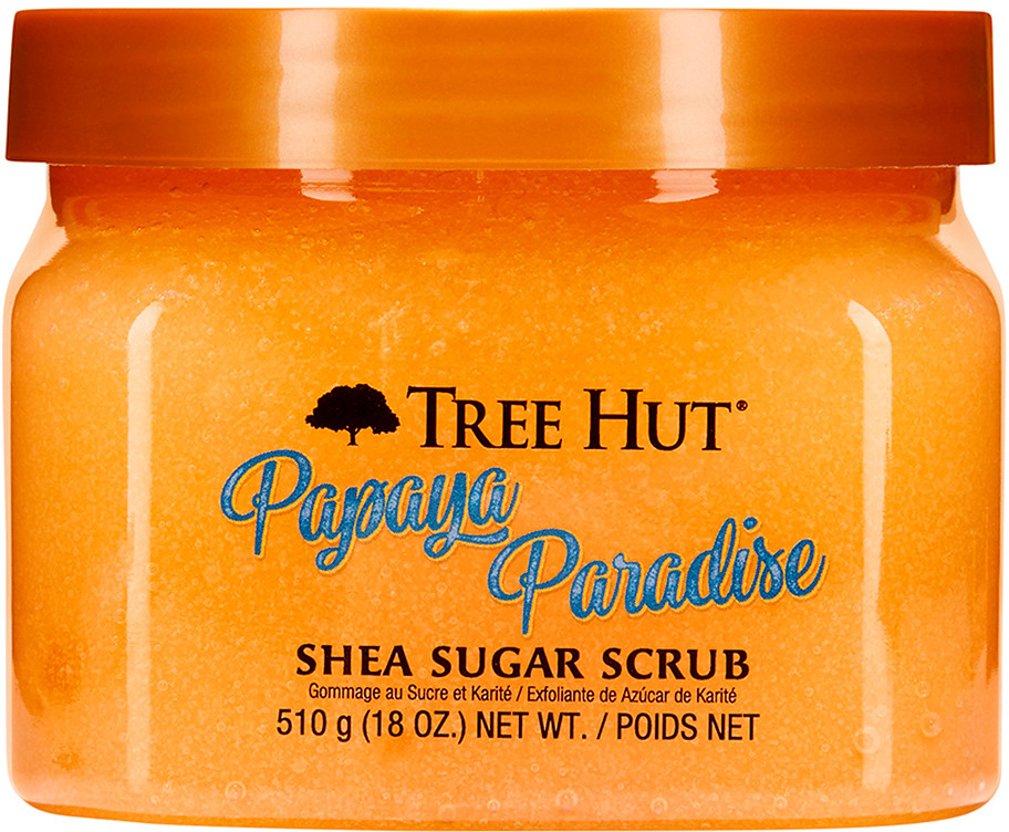 Сахарный скраб для тела с ароматом папайи и кокоса «Papaya Paradise» | Tree Hut