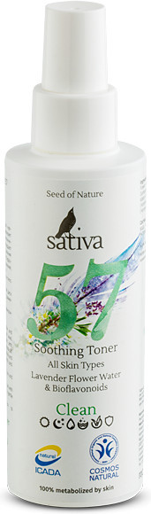 Тоник для лица успокаивающий №57 | Clean | Sativa