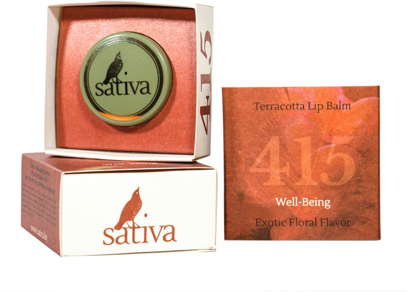 Блеск-бальзам для губ №415, оттенок Терракотовый | Sativa