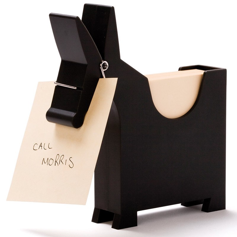 Держатель для записок с блоком «Morris», черный | Morris | Monkey Business