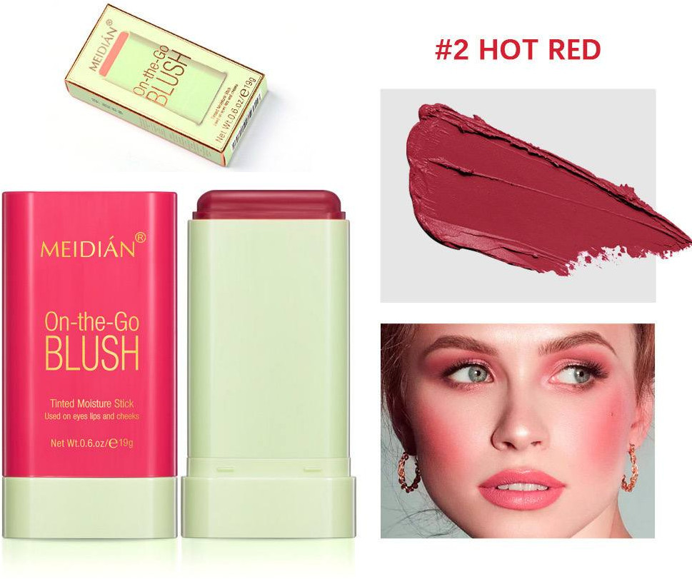 Тинт-румяна для лица, оттенок 2 Hot Red