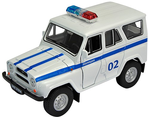 Инерционная коллекционная машинка «УАЗ 31514» Полиция | Welly