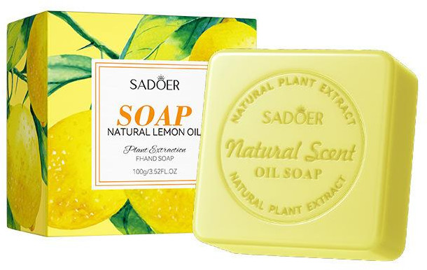 Мыло с эфирным маслом лимона «Natural Lemon Essential Oil Soap» | SADOER