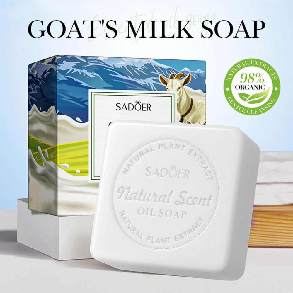 Мыло с эфирным маслом козьего молока «Goat milk essential oil soap» | SADOER
