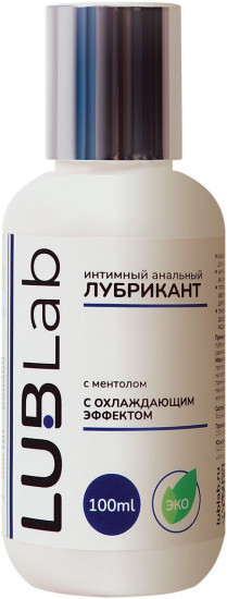 Лубрикант анальный с ментолом и охлаждающим эффектом