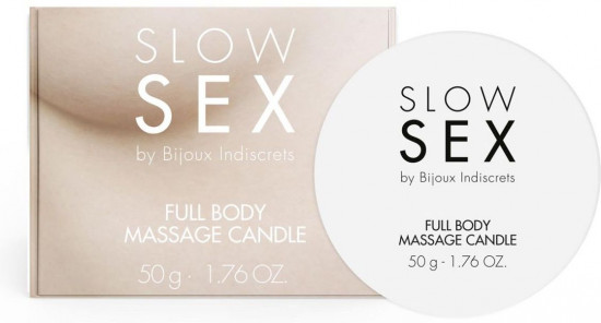 Свеча массажная для всего тела Slow Sex