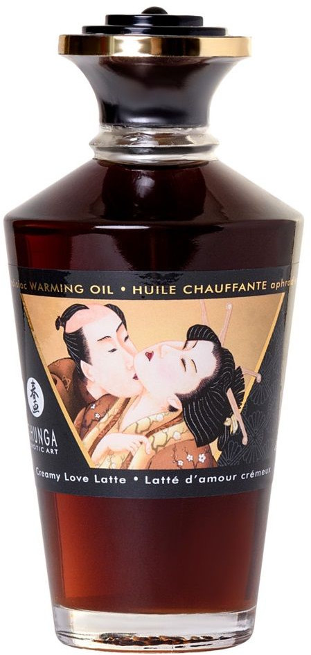 Масло массажное интимное с ароматом сливочного латте | Shunga