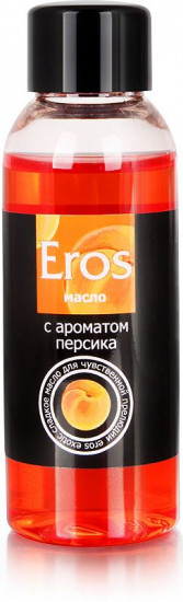 Масло массажное с ароматом персика Eros exotic