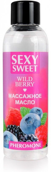 Масло массажное с ароматом лесных ягод и феромонами Sexy Sweet Wild Berry