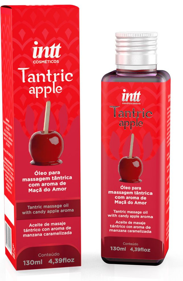 Масло массажное с ароматом яблока Tantric Apple  | INTT